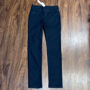 White House Black Market Slim Dark Wash Pull on Jeans